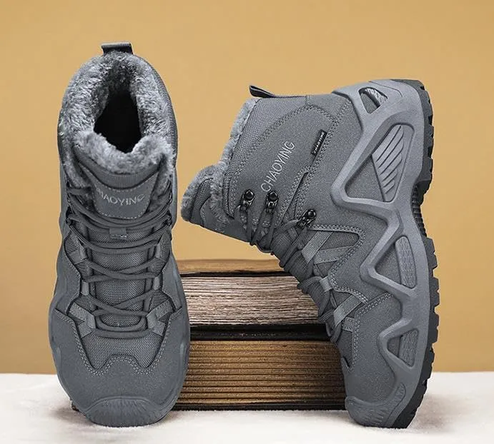 Men's Winter Waterproof Work Boots Tactical Hiking Boots Snow boots
