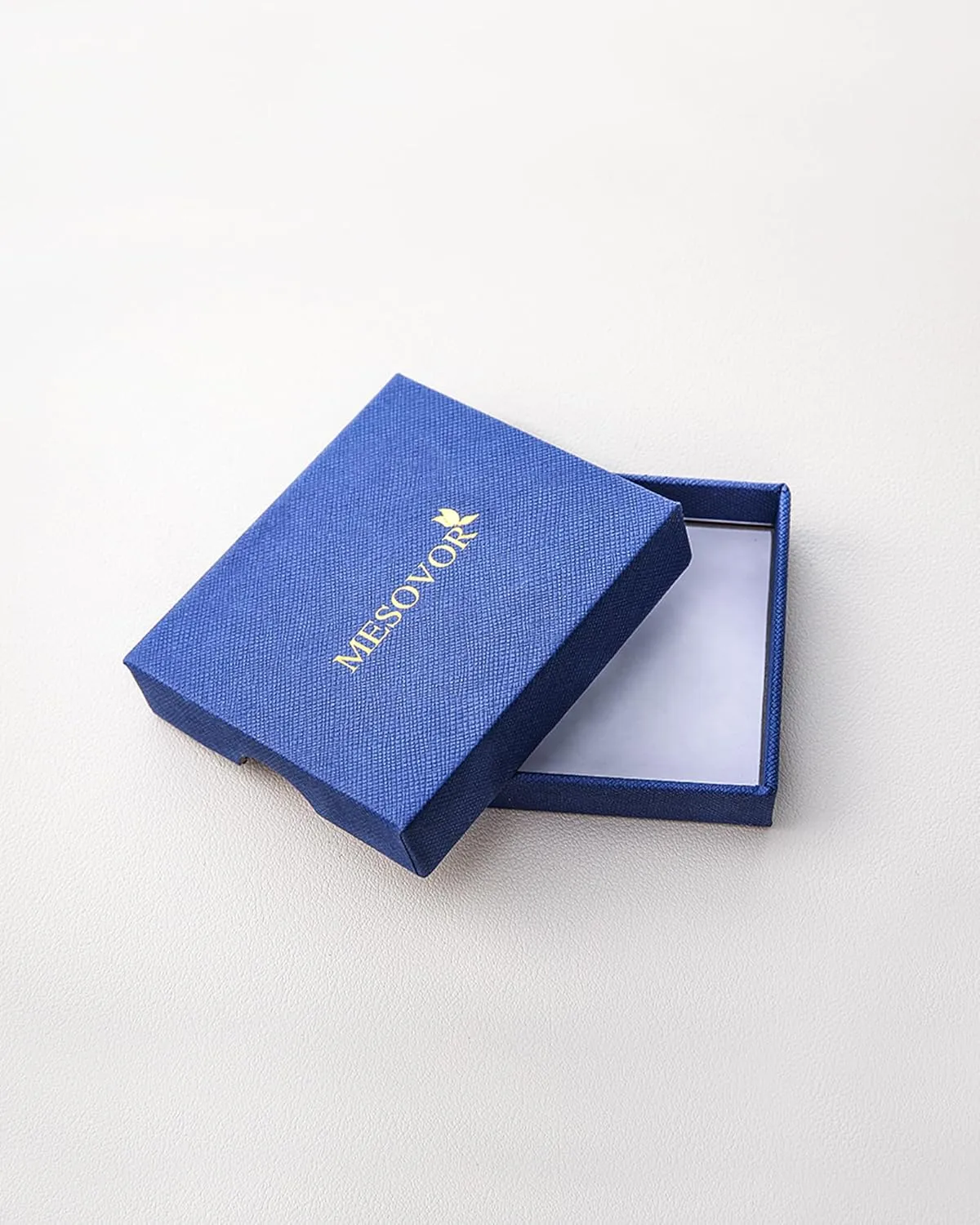 Mesovor Gold Crystal Layered Necklaces for Women Trendy, 18K Gold Plated Statement Crystal Pendant Necklace | Birthstone Necklace Jewelry Gifts