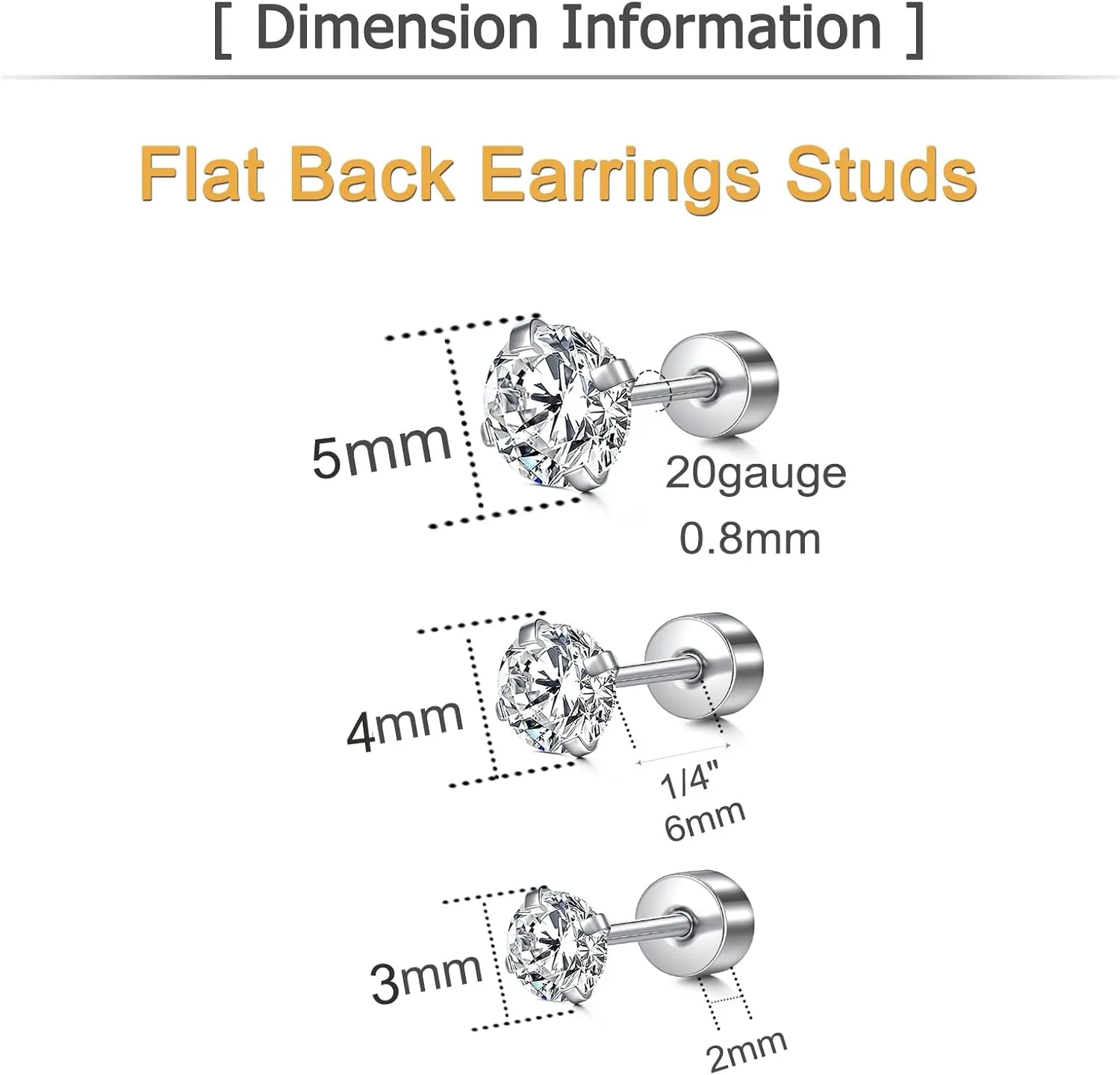MODRSA Gold Cartilage Earring Silver Cartilage Piercing Jewelry 16g Helix Piercing Jewelry Cartilage Hoop Earring Helix Earrings Silver Cartilage Earring Stud 16 Gauge Cartilage Earrings for Women