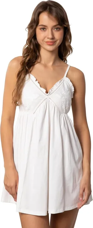 Nanxson Womens Cotton Nightgown Sexy Lace Sleep Dress Victorian Sleepshirt Full Slip Nightwear