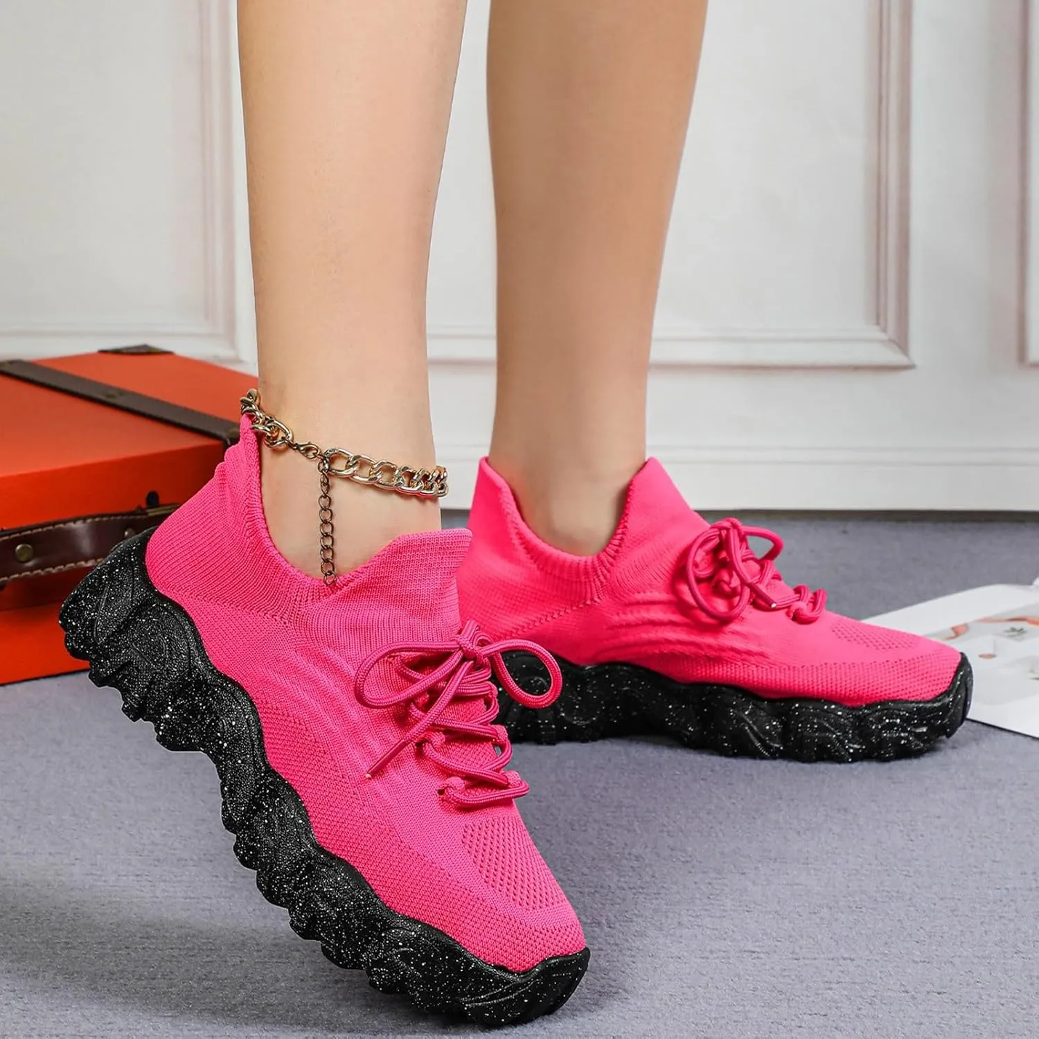 Nurse Babe Shoes Unisex Ortho Pro Comfortwear,Soft Comfy Cushion Orthopedic Sneakers,Mesh Breathable Slip-On Comfortwear,Lightweight Comfortable Non-Slip Hiking Shoes Footwear with Arch Support