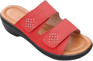Orthopedic Sandals For Women Arch Support Walking Sandals Two Straps Wedge Sandals Bohemian Comfortable Outdoor Shoes