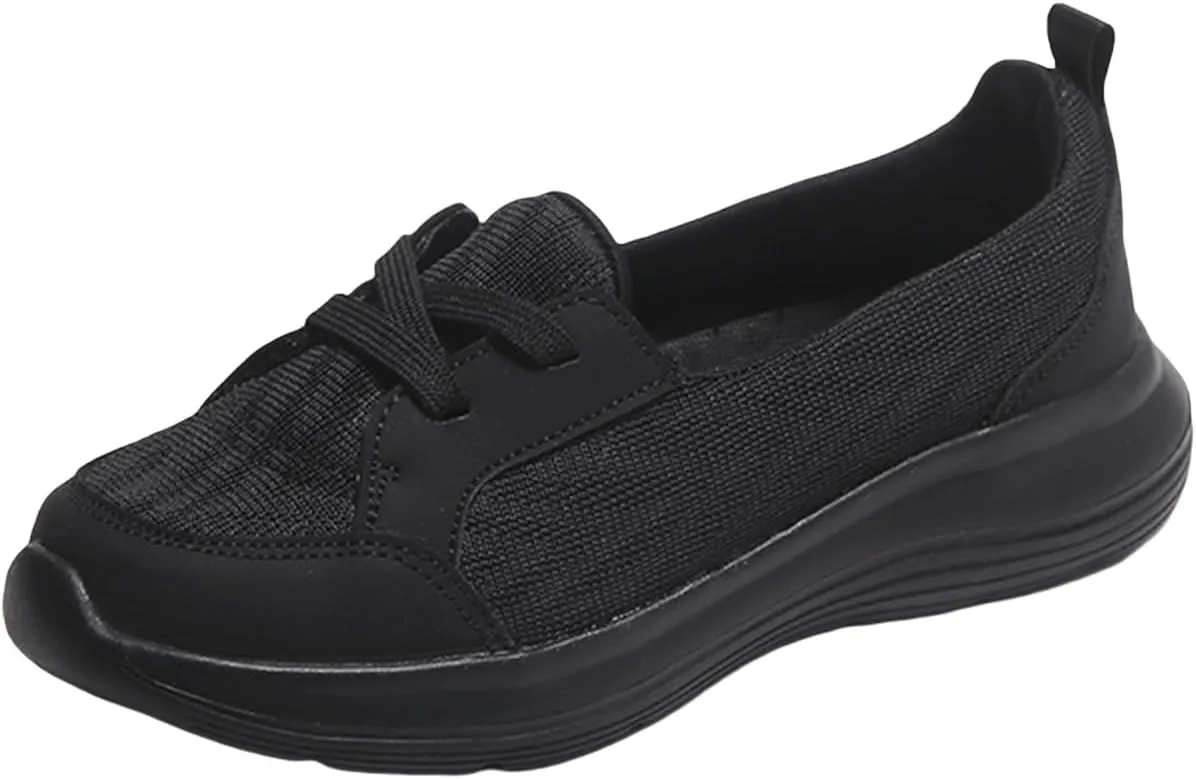 Orthopedic Shoes for Women Breathable Soft Casual Arch Support Non-Slip Shoes Summer Comfy Low Top Walking Sneakers