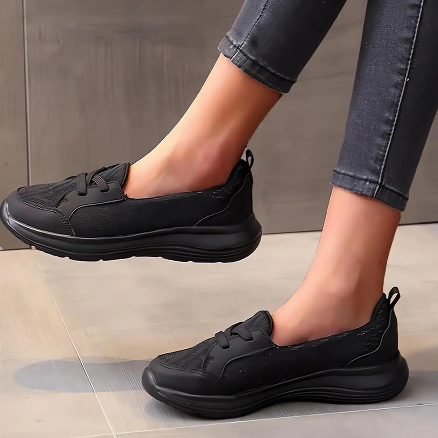 Orthopedic Shoes for Women Breathable Soft Casual Arch Support Non-Slip Shoes Summer Comfy Low Top Walking Sneakers