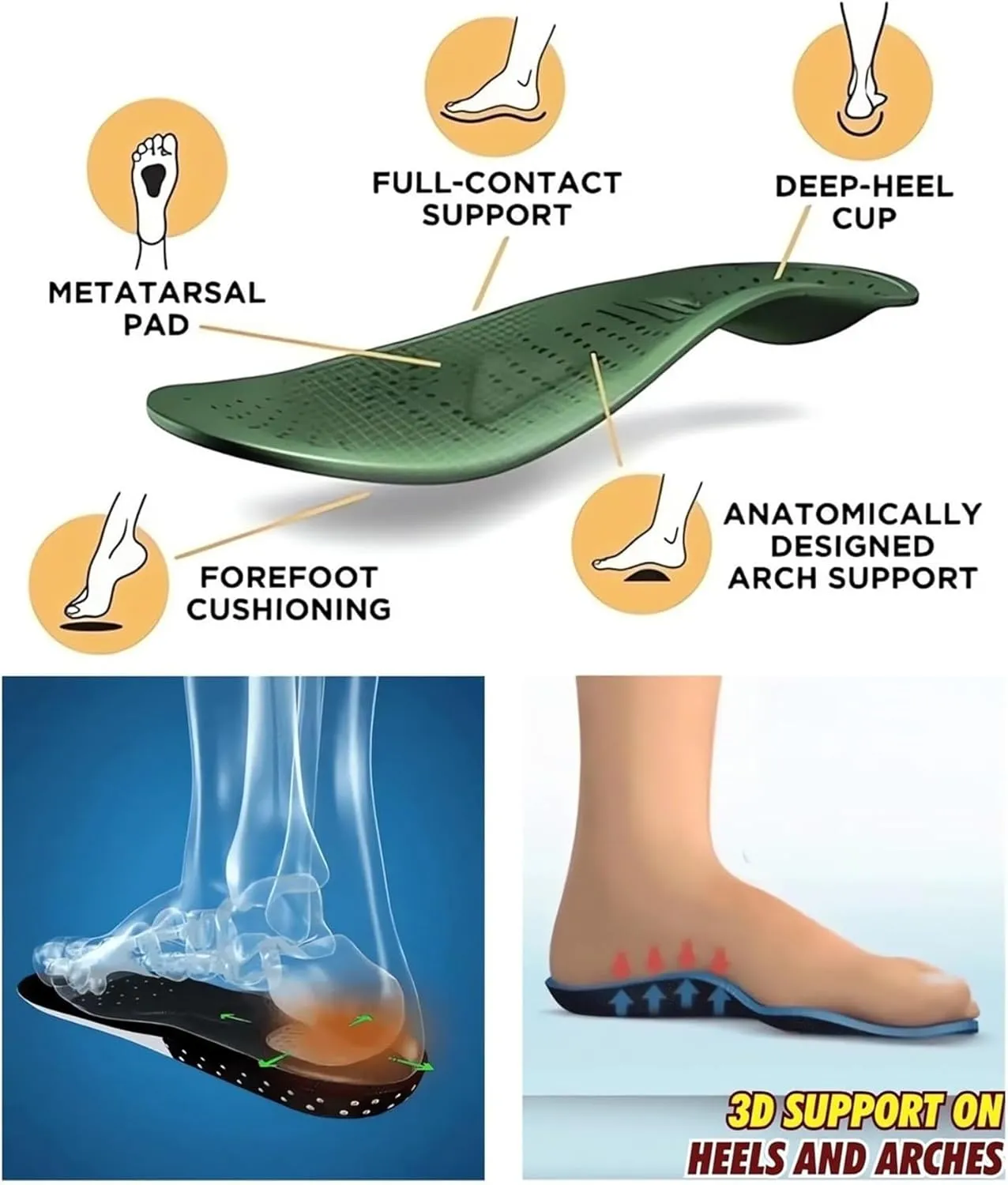 Orthopedic Shoes for Women Breathable Soft Casual Arch Support Non-Slip Shoes Summer Comfy Low Top Walking Sneakers