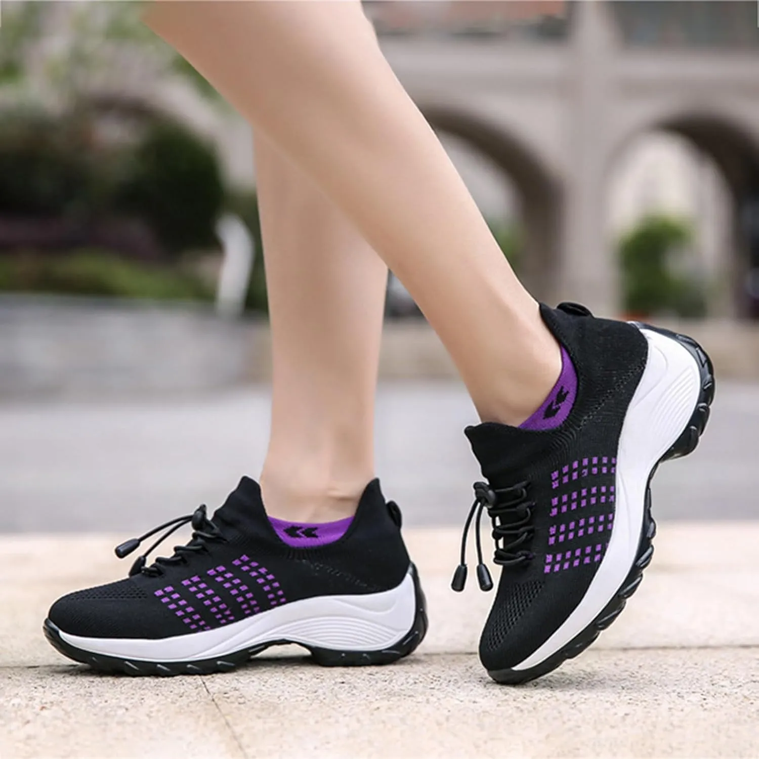 Orthopedic Sneakers for Women 2025 Women's Comfort Light-Weight Mesh Athletic Style Orthotic Tennis Shoe Arch Support Fashion Sneaker Breathable Sports Casual Walking Running Jogging Shoes
