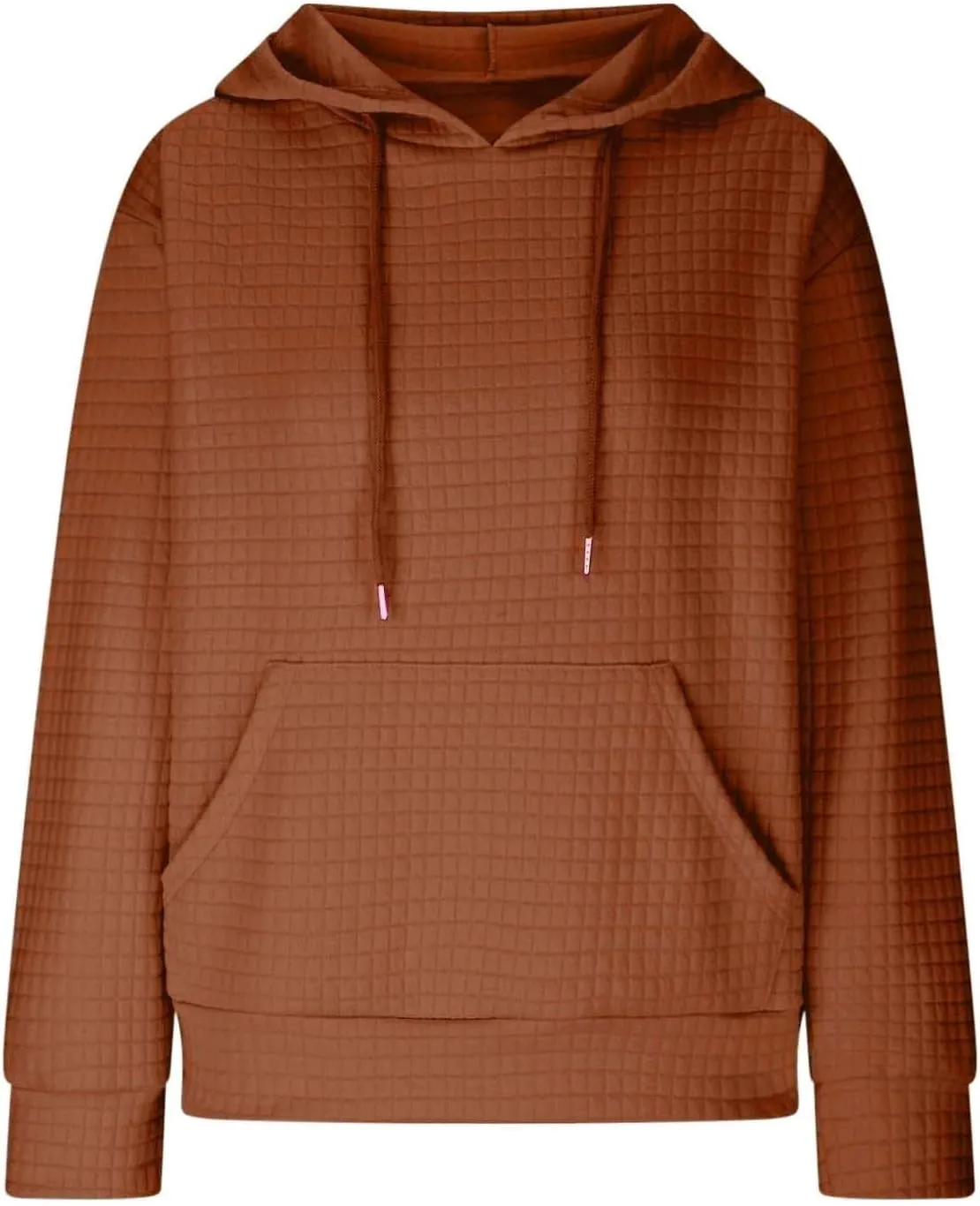 Oversized Hoodies For Women Waffle Knit Sweatshirts Winter Tops Pullover Sweaters With Pockets