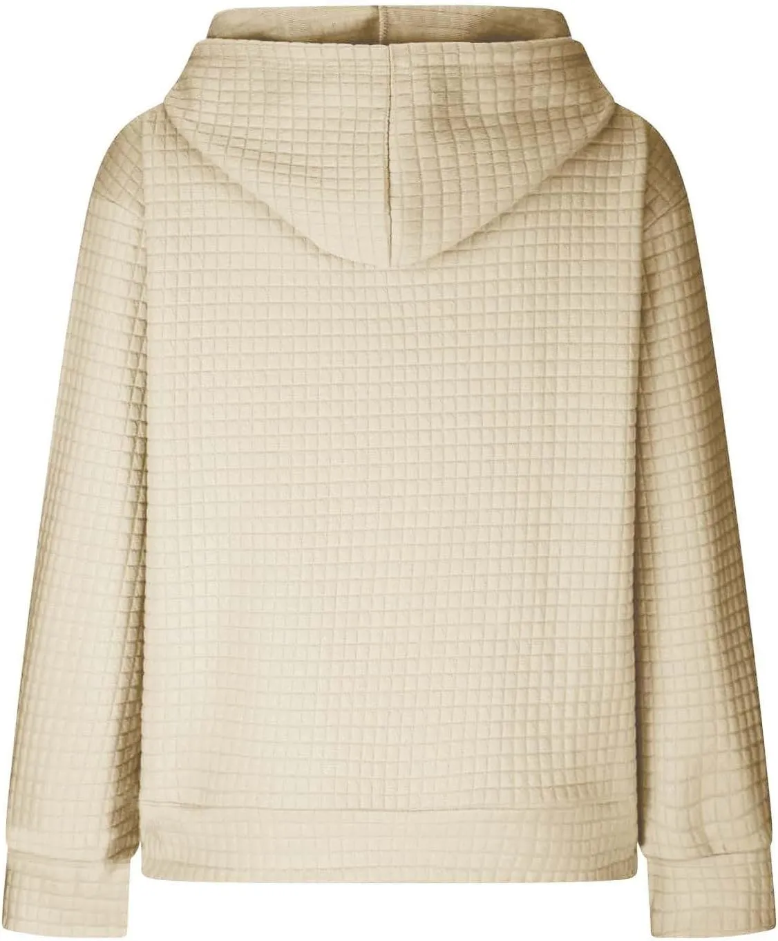 Oversized Hoodies For Women Waffle Knit Sweatshirts Winter Tops Pullover Sweaters With Pockets