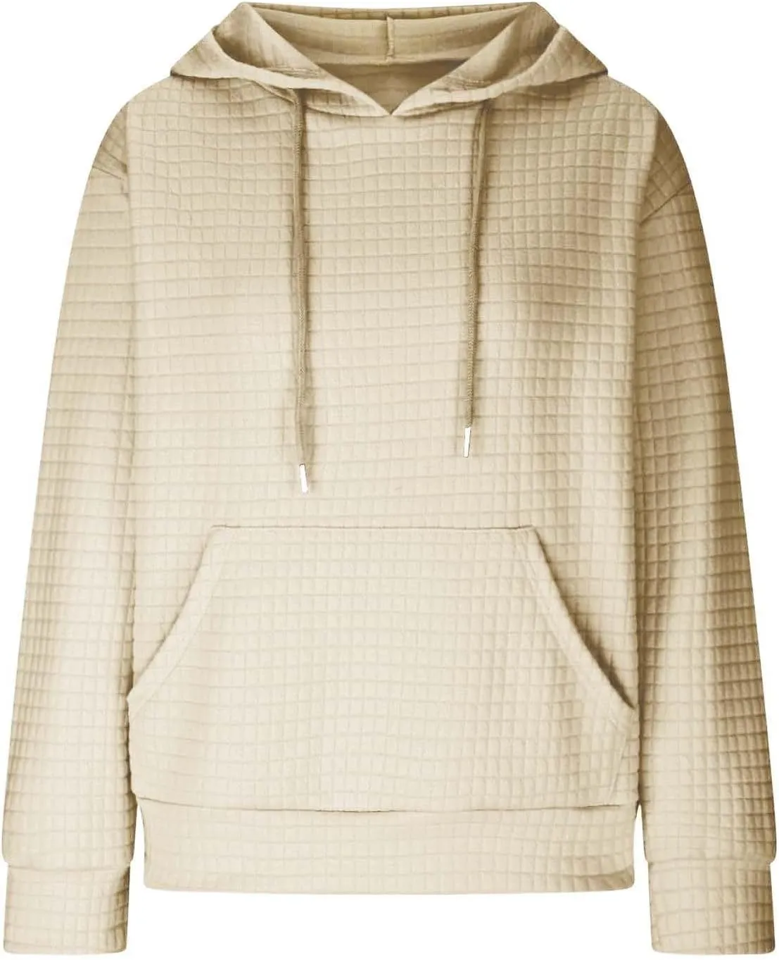 Oversized Hoodies For Women Waffle Knit Sweatshirts Winter Tops Pullover Sweaters With Pockets