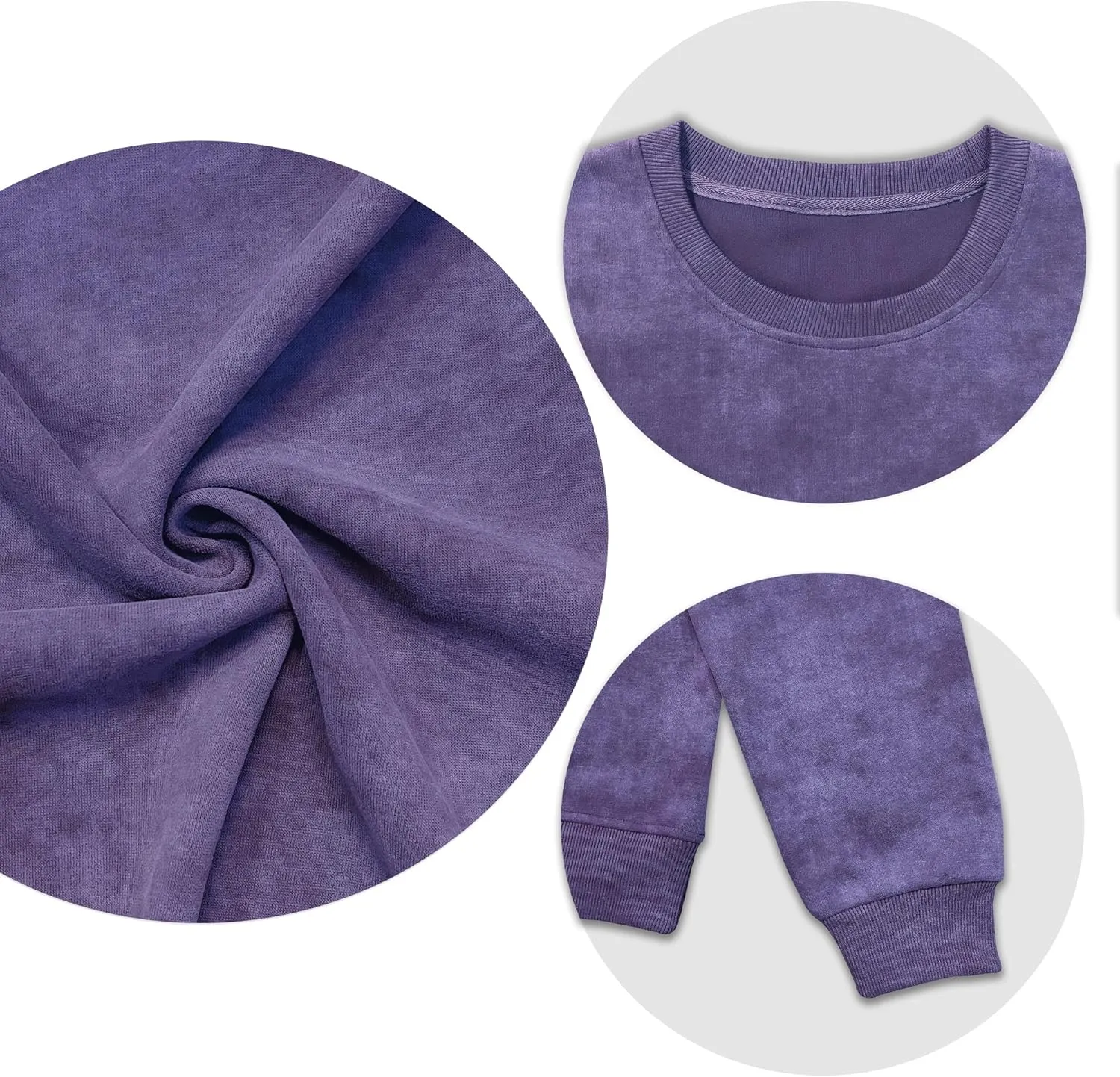 Oversized Sweatshirt for Women Fashion: CrewNeck Causal Basic Fall Clothes Tops Loose Fit Pullove