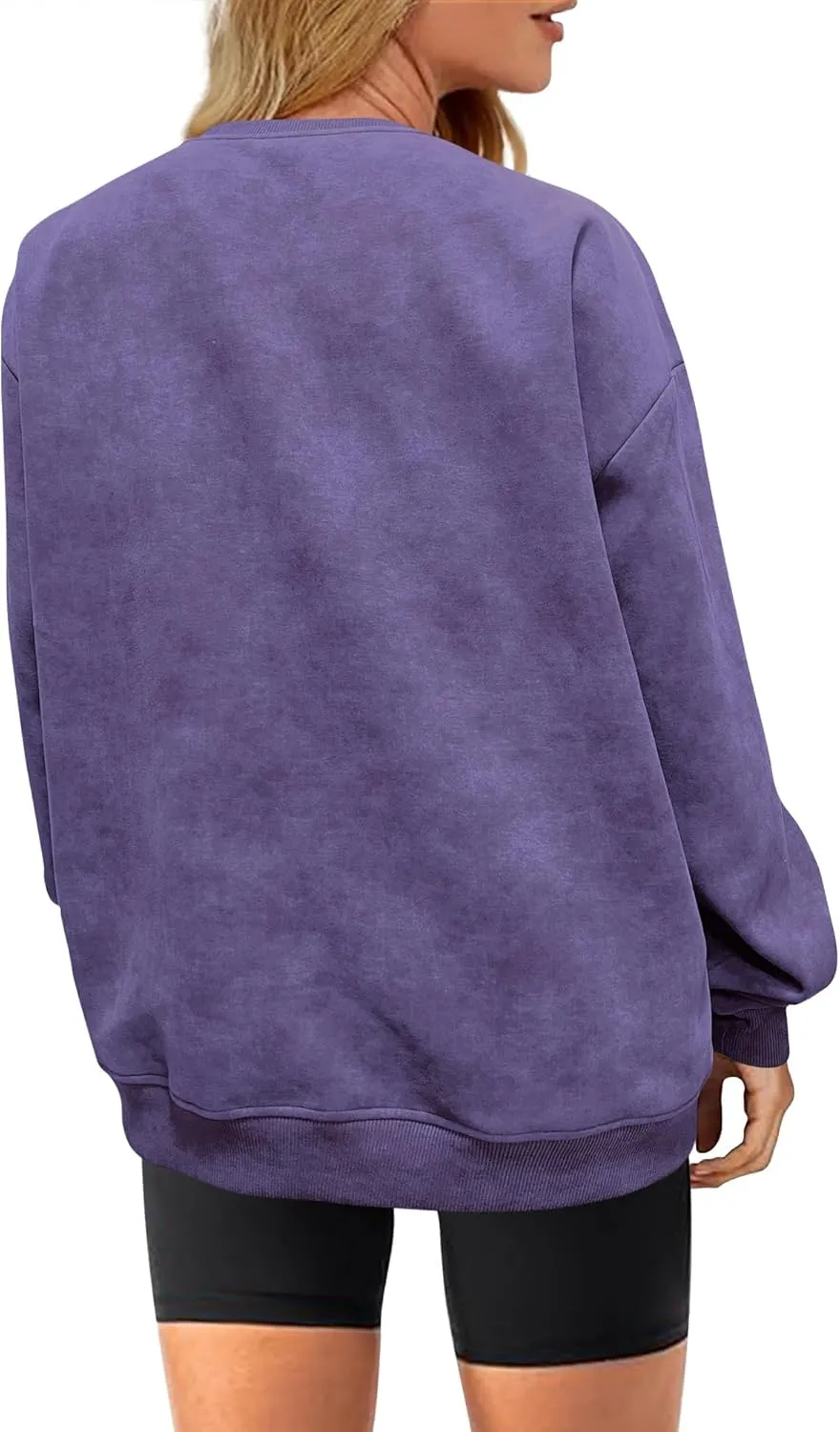 Oversized Sweatshirt for Women Fashion: CrewNeck Causal Basic Fall Clothes Tops Loose Fit Pullove