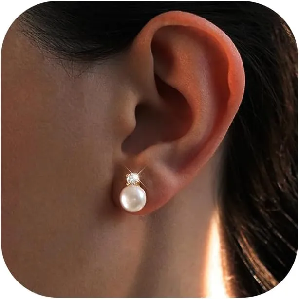 Pearl Earrings for Women Trendy