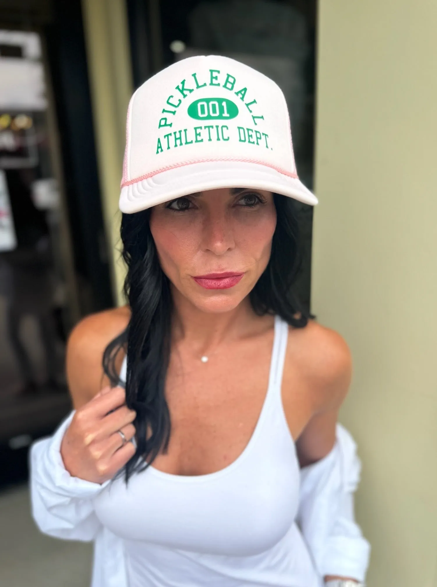 Pickleball Athletic Club Hat [Pink/Green]