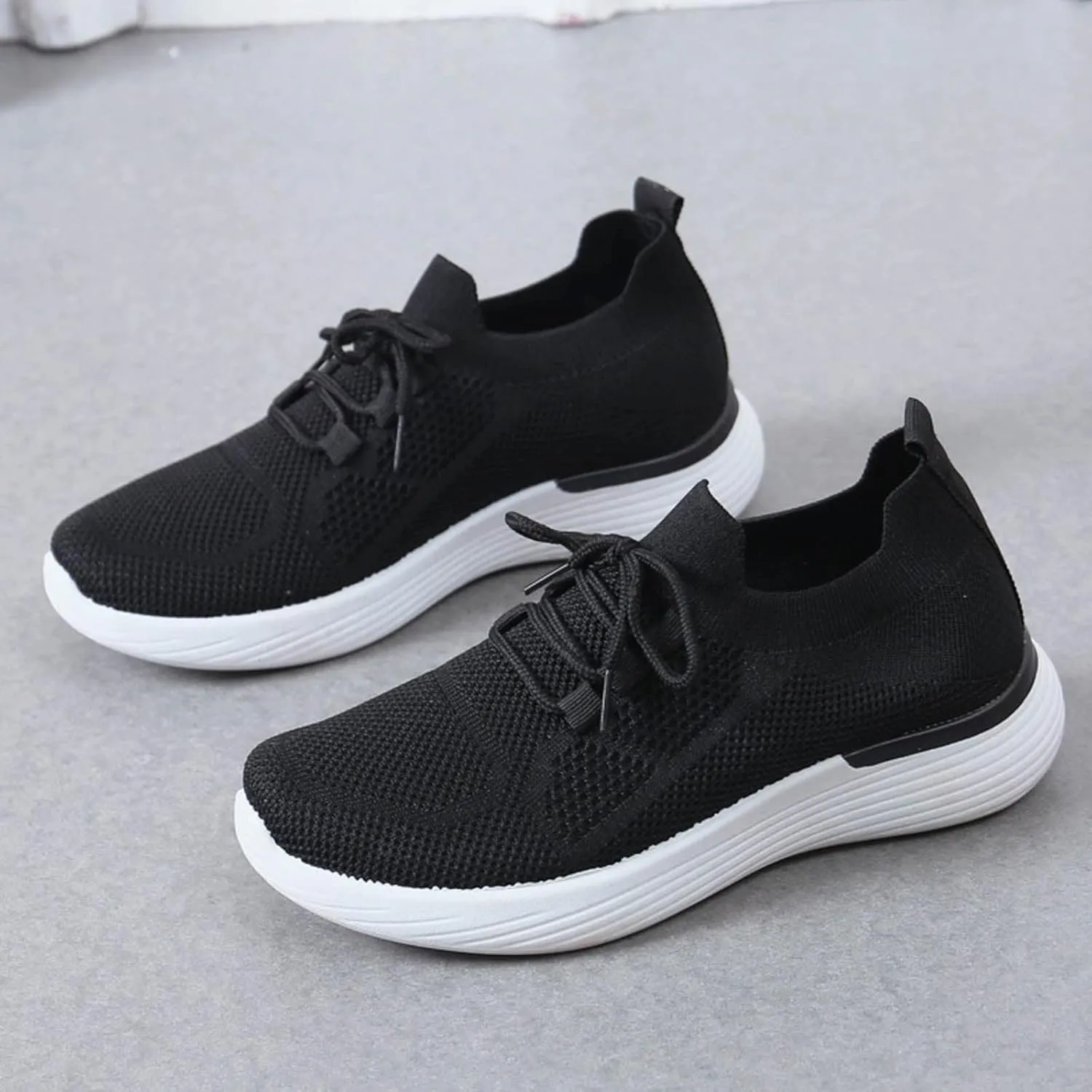 Platform Sneakers for Women Fashion Tan Zapatos Antideslizantes para Mujer De Trabajo Womens White Athletic Shoes Size 9.5 Black Running Sneakers for Women Extra Wide Toe Box Athletic Shoes Women