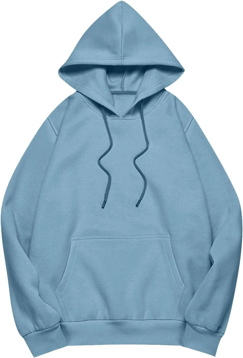 Plus Size Hoodie for Women Drop Shoulder Fleece Oversized Sweatshirts Baggy Pullover Tops Warm Winter Coat w/Pockets