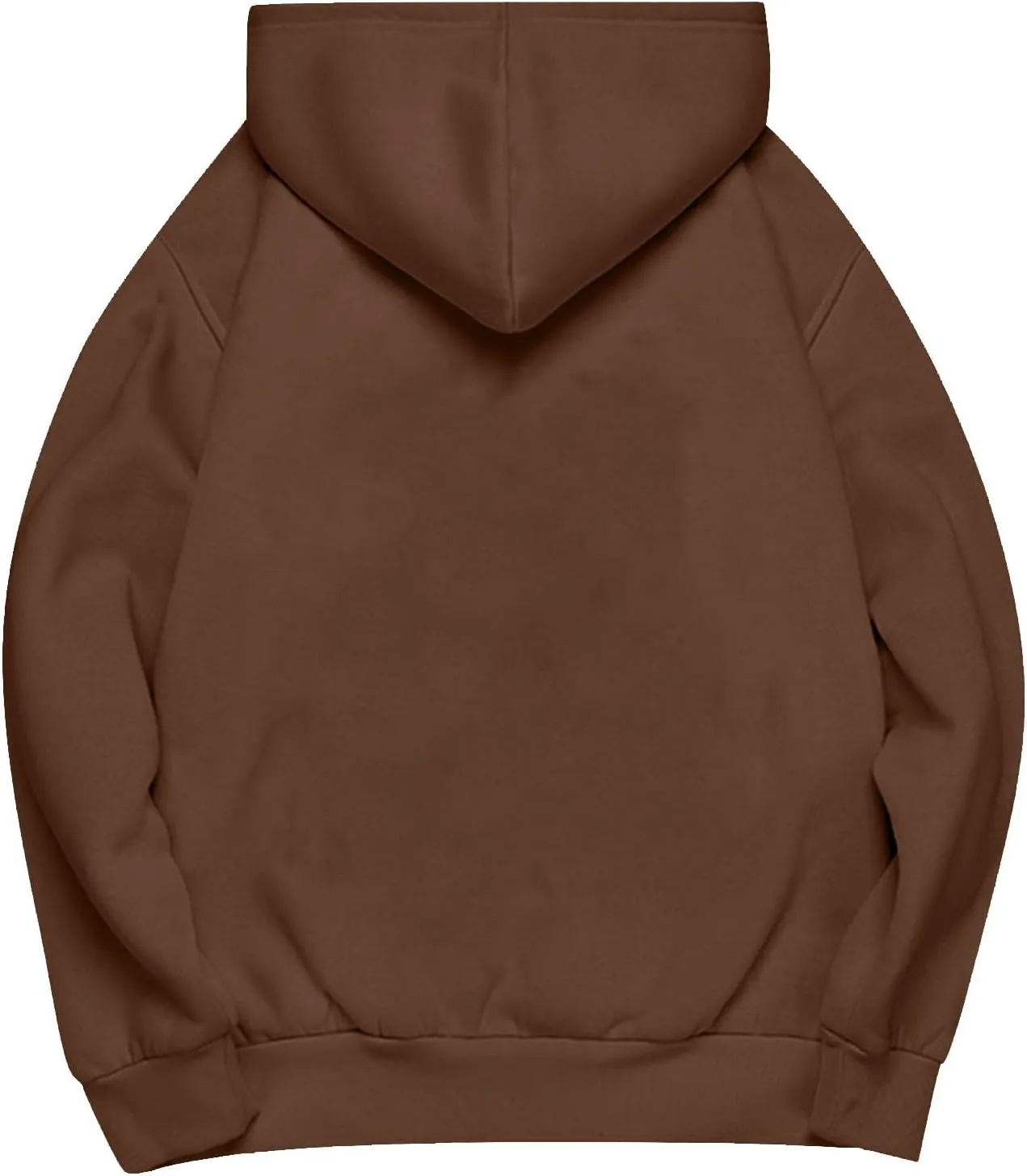 Plus Size Hoodie for Women Drop Shoulder Fleece Oversized Sweatshirts Baggy Pullover Tops Warm Winter Coat w/Pockets