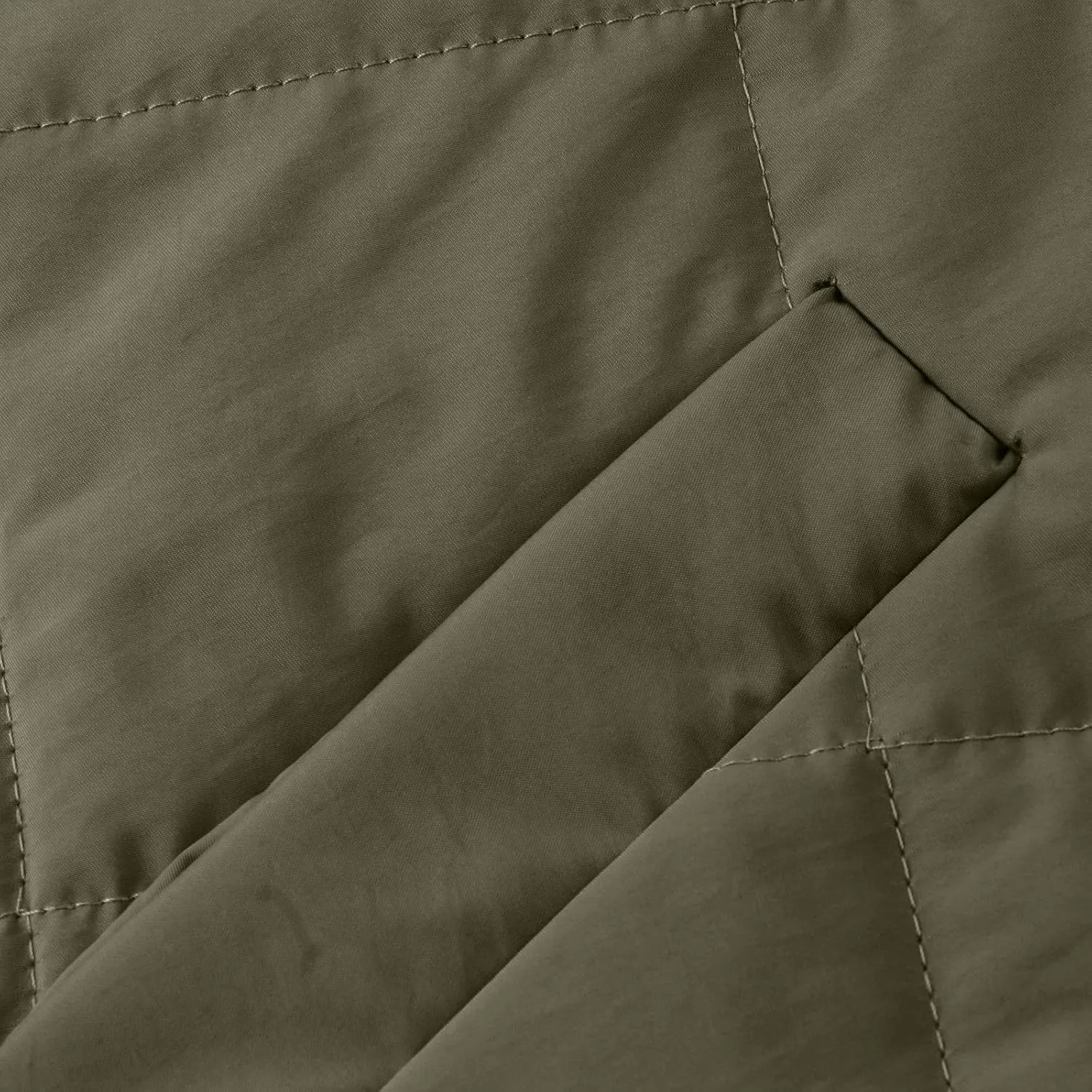 Quilted Jackets for Women, Long Sleeve Zip Puffer Jackets Loose Casual Jacket Coat Winter Warm Outwear with Pockets