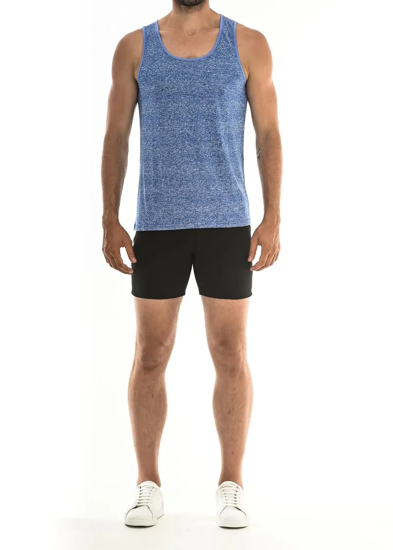 REEF BLUE SPACE DYE MESH PERFORMANCE TANK TOP ST-261