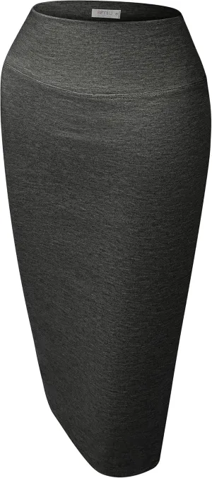 Reg and Plus Size Pencil Skirts for Women Below The Knee. Work,Weekends,Date Nights,Sexy Office Business Bodycon Skirts