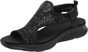 Sandals Women Platform Sandals Womens Ankle Strap Orthopedic Arch Support Slides Footwear