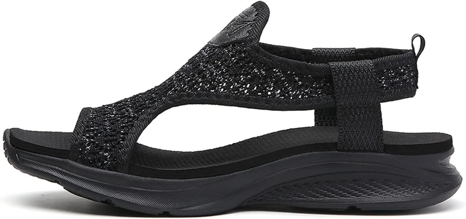 Sandals Women Platform Sandals Womens Ankle Strap Orthopedic Arch Support Slides Footwear