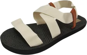 Sandals Women Thick Sole Orthopedic Womens Sandals Cross Bands Comfortable Summer Dressy Flats Platform Sandals