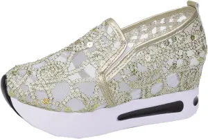 SBGMoSJ Womens Sneakers 7.5 2023 Womens Running Shoes Size 11 Wide Womens Sneakers Size 8 Slip Ons Fall High Top Sneakers for Women 2023 White Women's Athletic Walking Shoes Slip On Casual Mesh