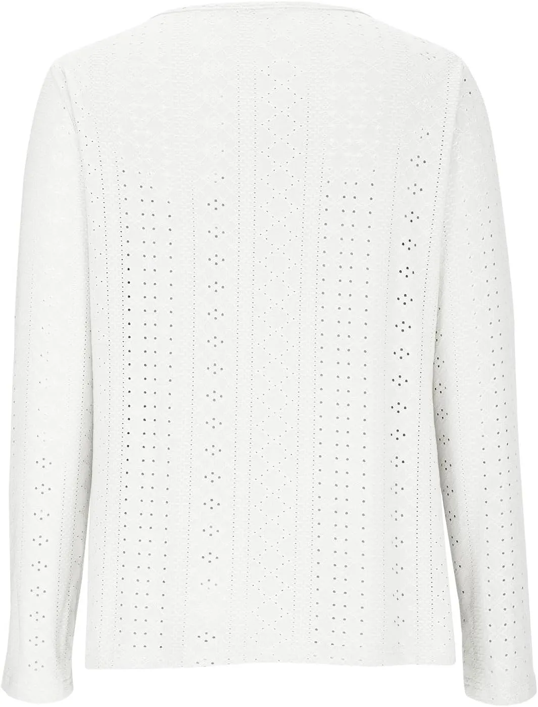 Sexy Elegant Long Sleeve Tops For Women Dressy Casual Button Down Eyelet Tunic Shirts Fall Fashion Work Blouse