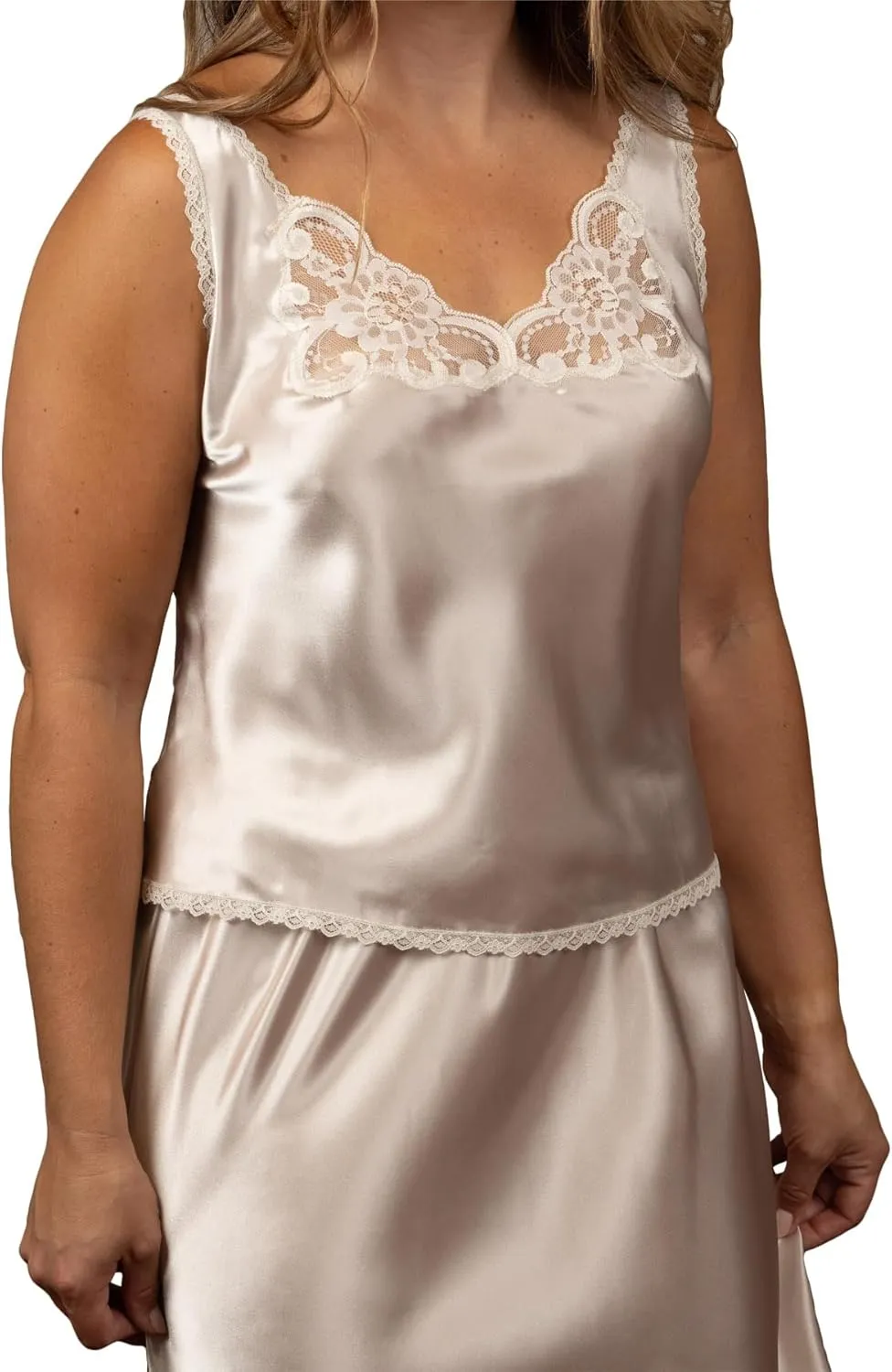 Shadowline Women's Rochelle Satin Adjustable Strap Camisole