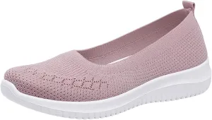 Sneakers for Women Athletic Walking Shoes Slip On Casual Mesh-Comfortable Tennis Workout Sneakers Arch Support Non Slip Work Shoes Casual Lightweight Tennis Workout Shoes Running Jogging Shoes