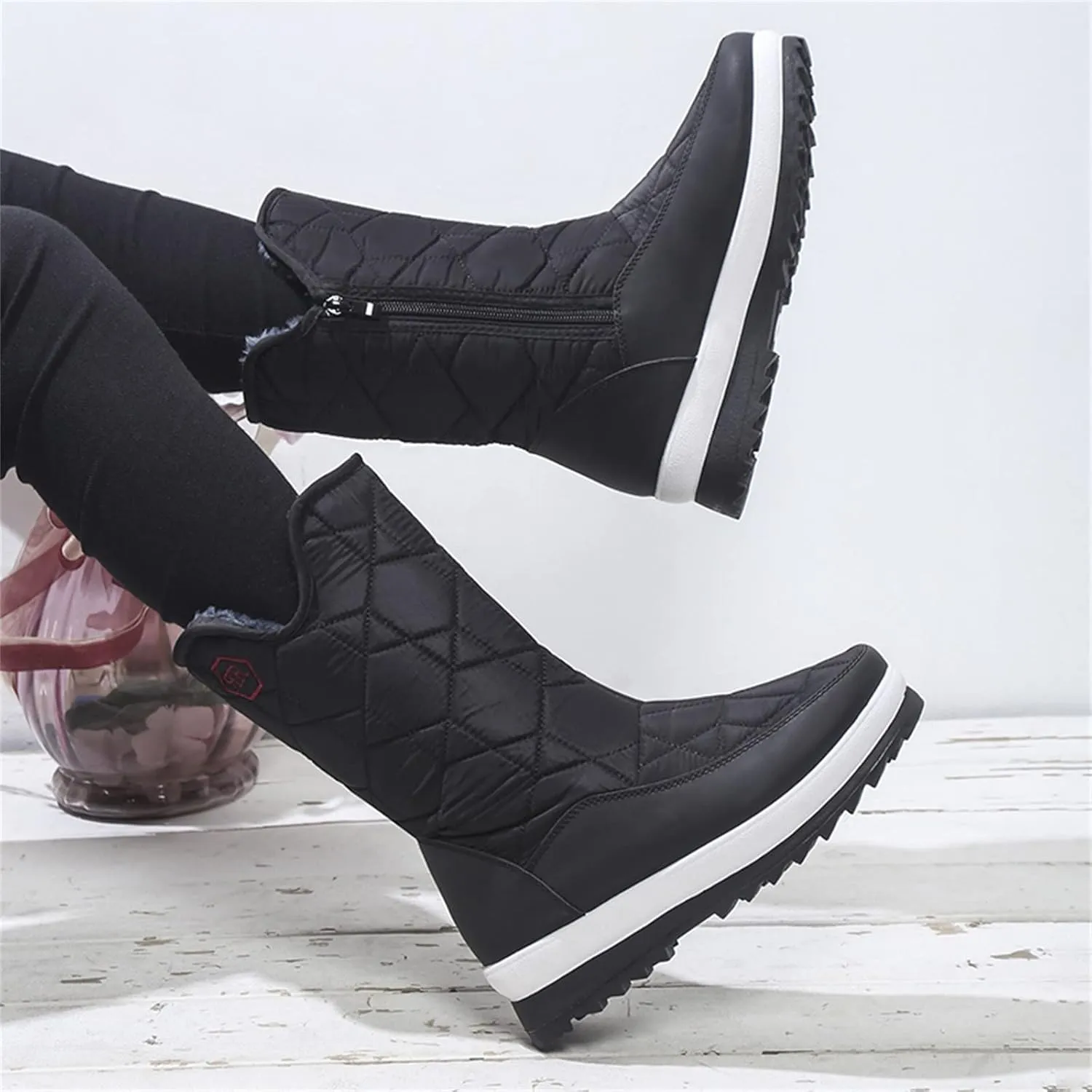 Snow Boots for Women 2023 Ankle Snow Boots for Women Size 12 Women Winter Boots Waterproof Warm Waterproof Womens Size 11 Hiking Boots Botas De Invierno Para Mujer
