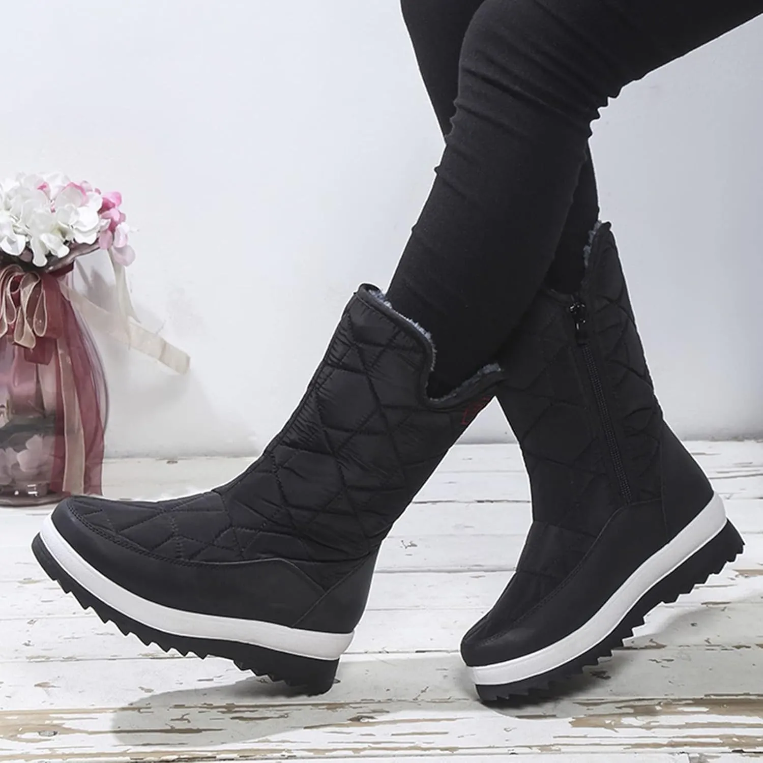 Snow Boots for Women 2023 Ankle Snow Boots for Women Size 12 Women Winter Boots Waterproof Warm Waterproof Womens Size 11 Hiking Boots Botas De Invierno Para Mujer