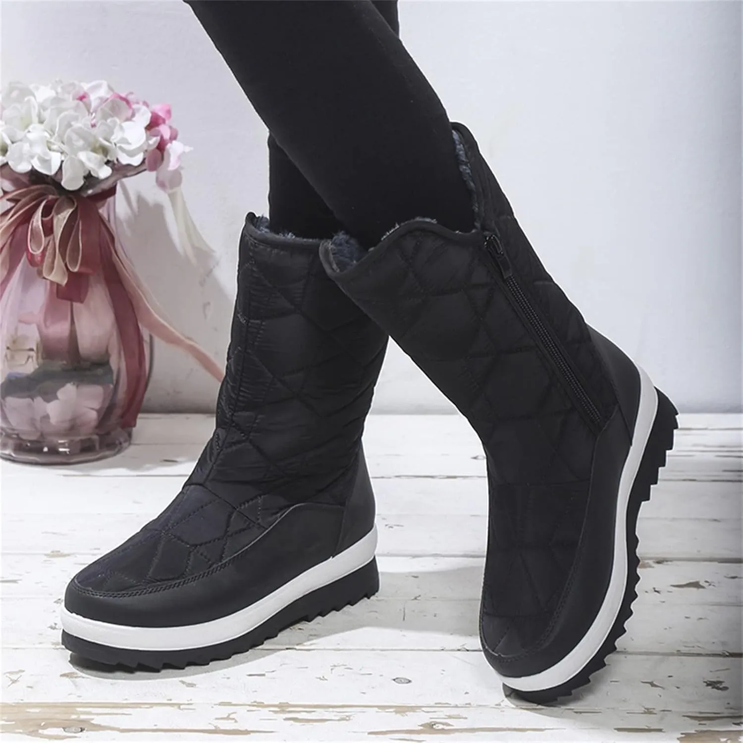 Snow Boots for Women 2023 Ankle Snow Boots for Women Size 12 Women Winter Boots Waterproof Warm Waterproof Womens Size 11 Hiking Boots Botas De Invierno Para Mujer