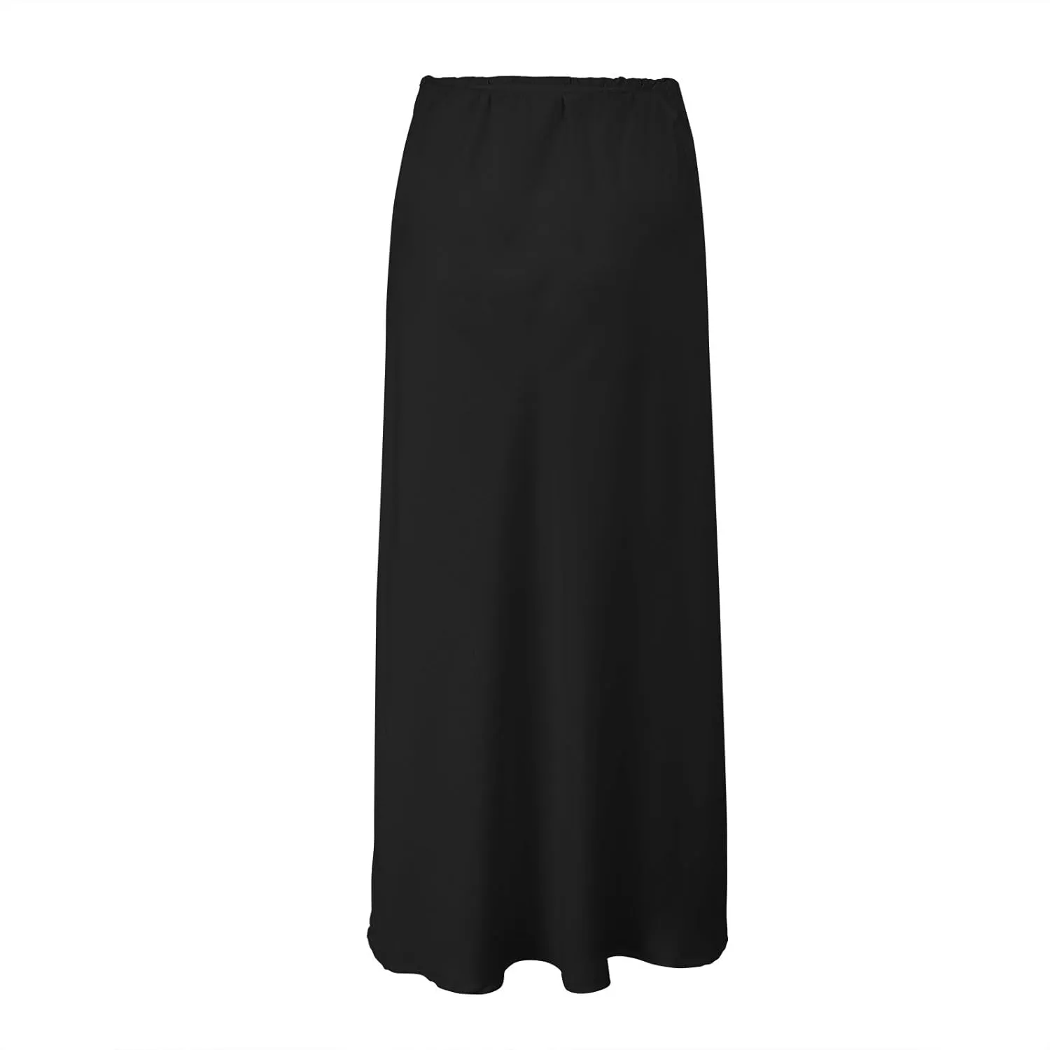 Spring Summer Skirts Satin Skirt High Waisted Maxi Wedding A Line Long Skirts Denim Skirts for Women Midi Length