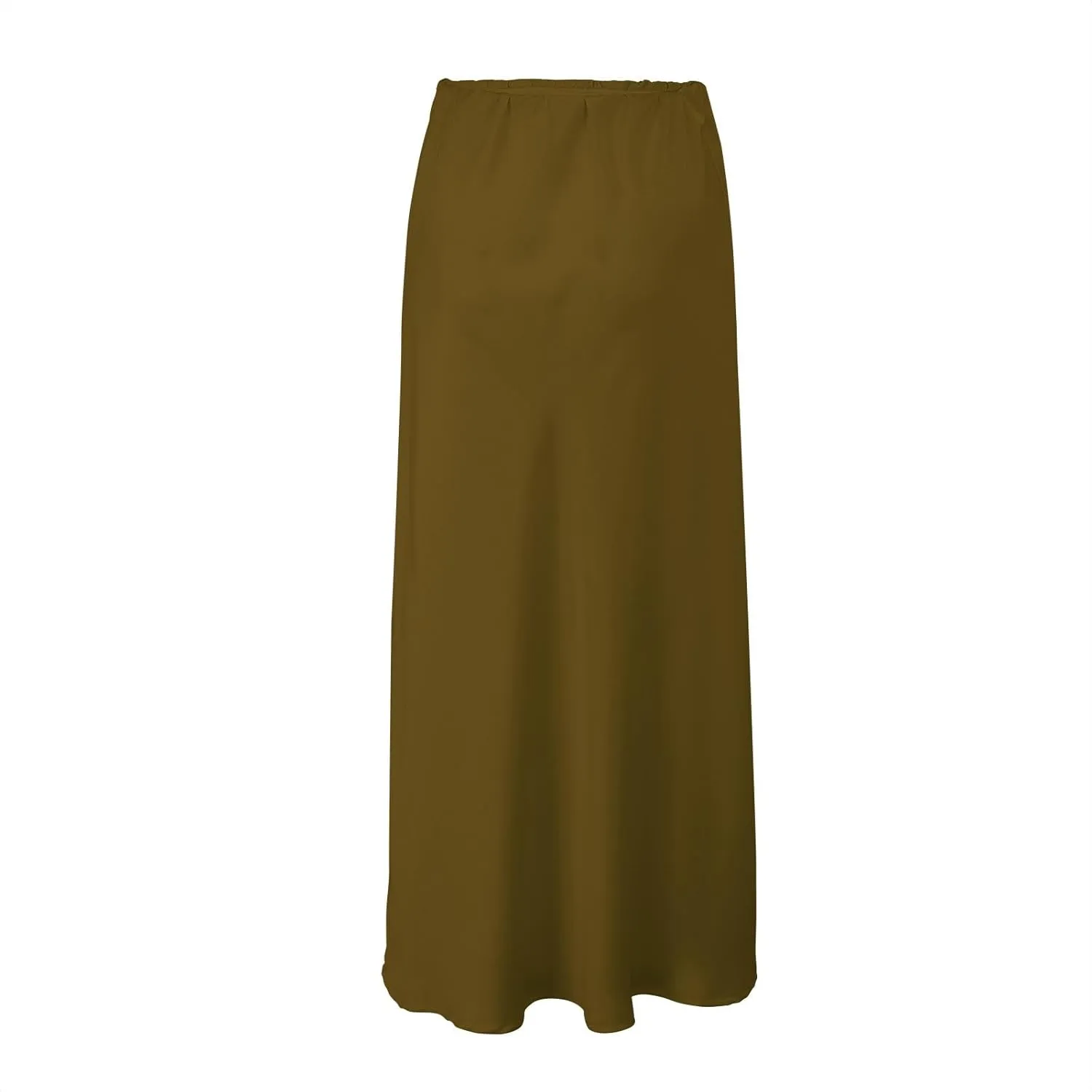 Spring Summer Skirts Satin Skirt High Waisted Maxi Wedding A Line Long Skirts Denim Skirts for Women Midi Length