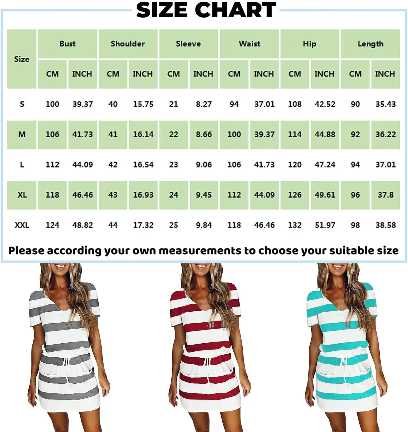 T Shirt Dresses for Women Striped Short Sleeve Tie Waist Mini Tshirt Dress Cute Summer Short Sundresses with Pockets