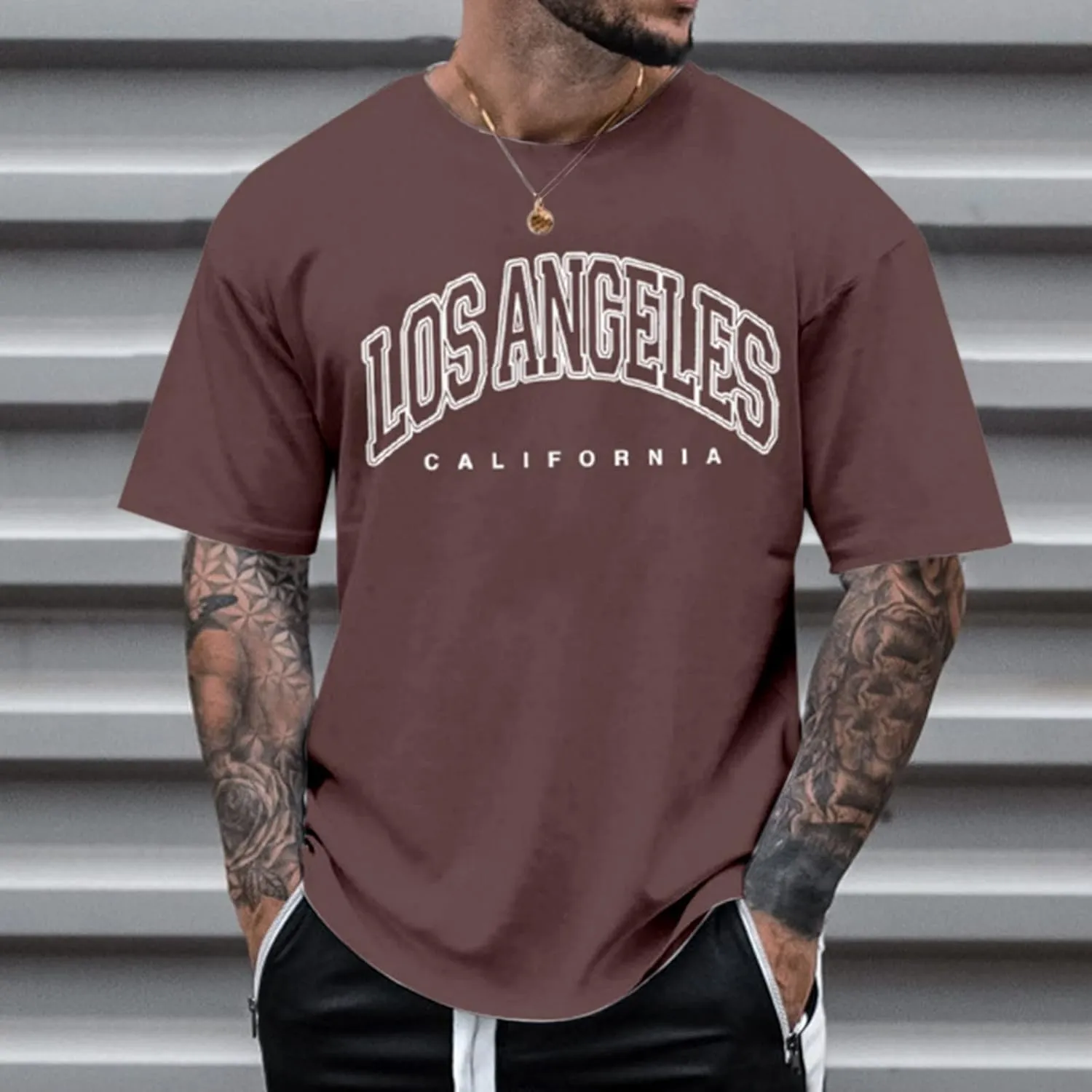 T Shirts for Men Short Sleeve Breathable Casual Outdoor Lightweight Classic Fit Tees True Comfort Trendy Tops