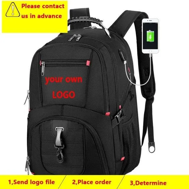 Travel Bag with USB Charging Port, Water Resistant and Swiss-Multifunctional Design