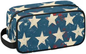 Travel Toiletry Bag for Women Men Stars Hanging Cosmetic Bag Waterproof Makeup Bag for Shaving Makeup Toothbrush & Travel Essentials