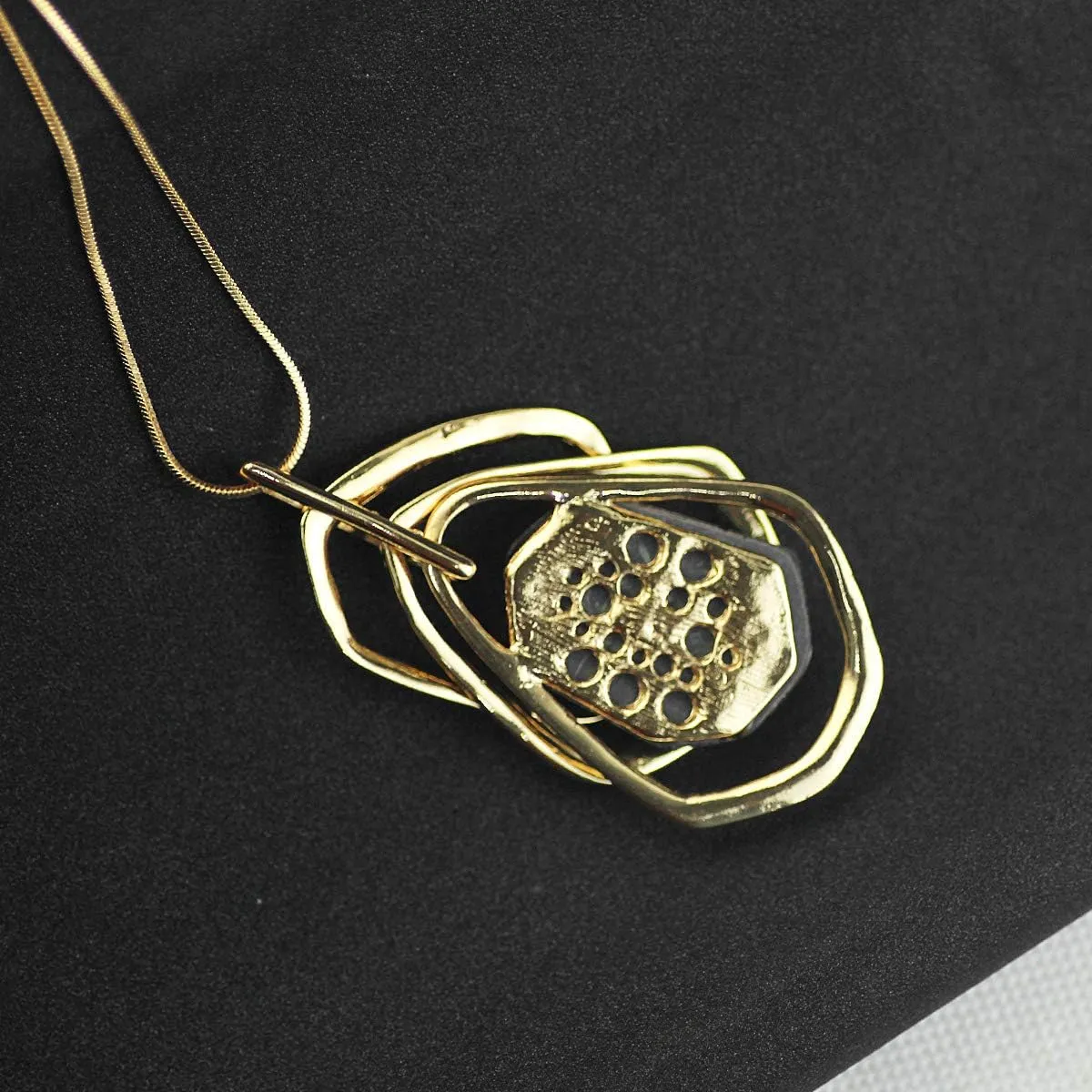 Triple Layer Pendant Necklace Long Statement Pendant Necklace Long Sweater Chain | Long Necklaces for Women | Summer Necklaces | Jewelry for Girls | Boho Necklaces for Women