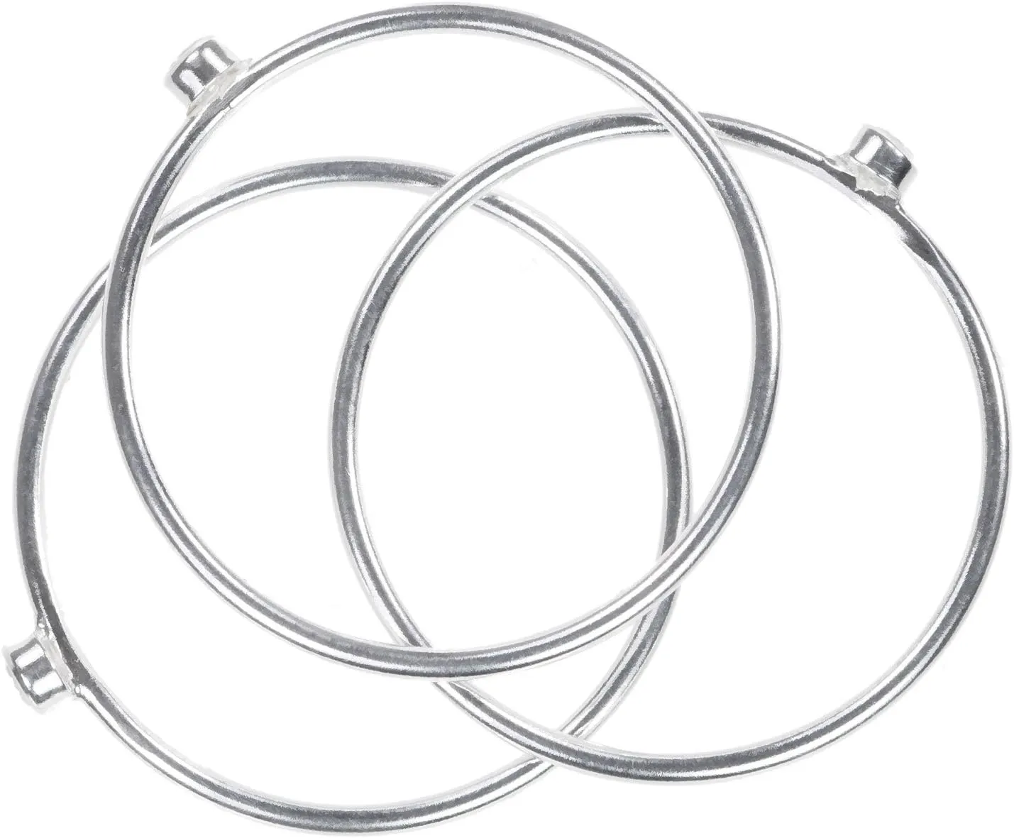 uGems Stacking Rings White CZ Assorted Ring Sizes and Metals
