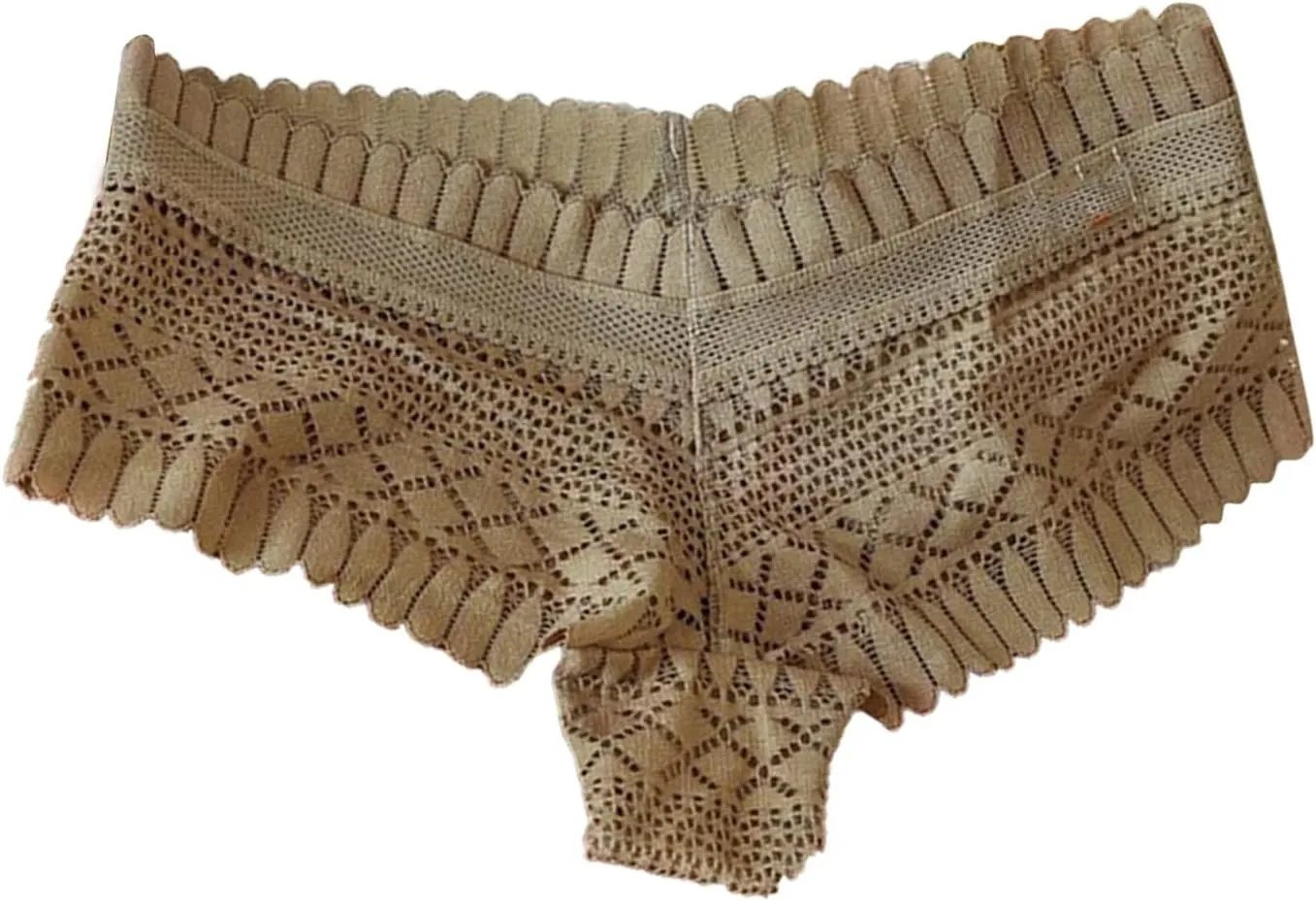 Underwear for Women Mid Waist Floral Lace Thongs Seamless Panties Breathable Lightweight Brief Underwears