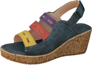 Wedge Sandals for Women Womens Wedge Sandals Comfortable Soft Arch Support Sandal Slip on Beach Casual