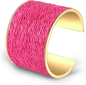 Wide Cuff Bracelets for Women Leopard Bangle Bracelets Snakeskin Leather Wrap Cuff Bracelets for Women
