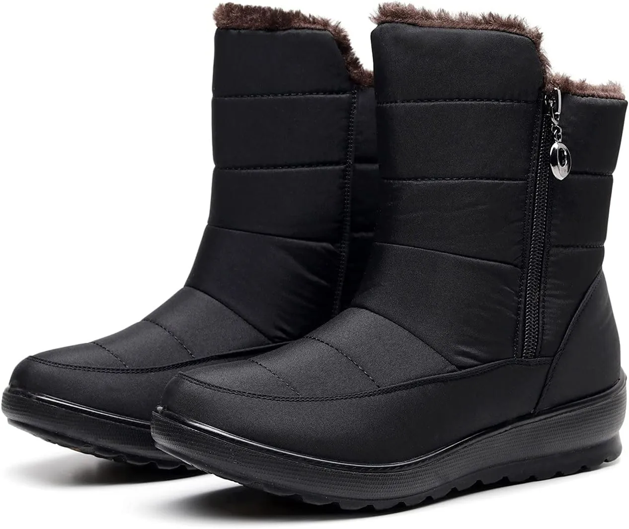 Winter Boots for Women Waterproof Snow Insulated Womens Snow Boots Cute Womens Snow Pants Waterproof Insulated Womens Waterproof Boots Slip on Botas Para Mujer De Invierno Para La Nieve