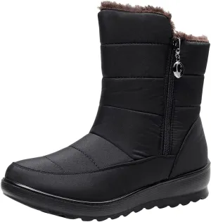 Winter Boots for Women Waterproof Snow Insulated Womens Snow Boots Cute Womens Snow Pants Waterproof Insulated Womens Waterproof Boots Slip on Botas Para Mujer De Invierno Para La Nieve