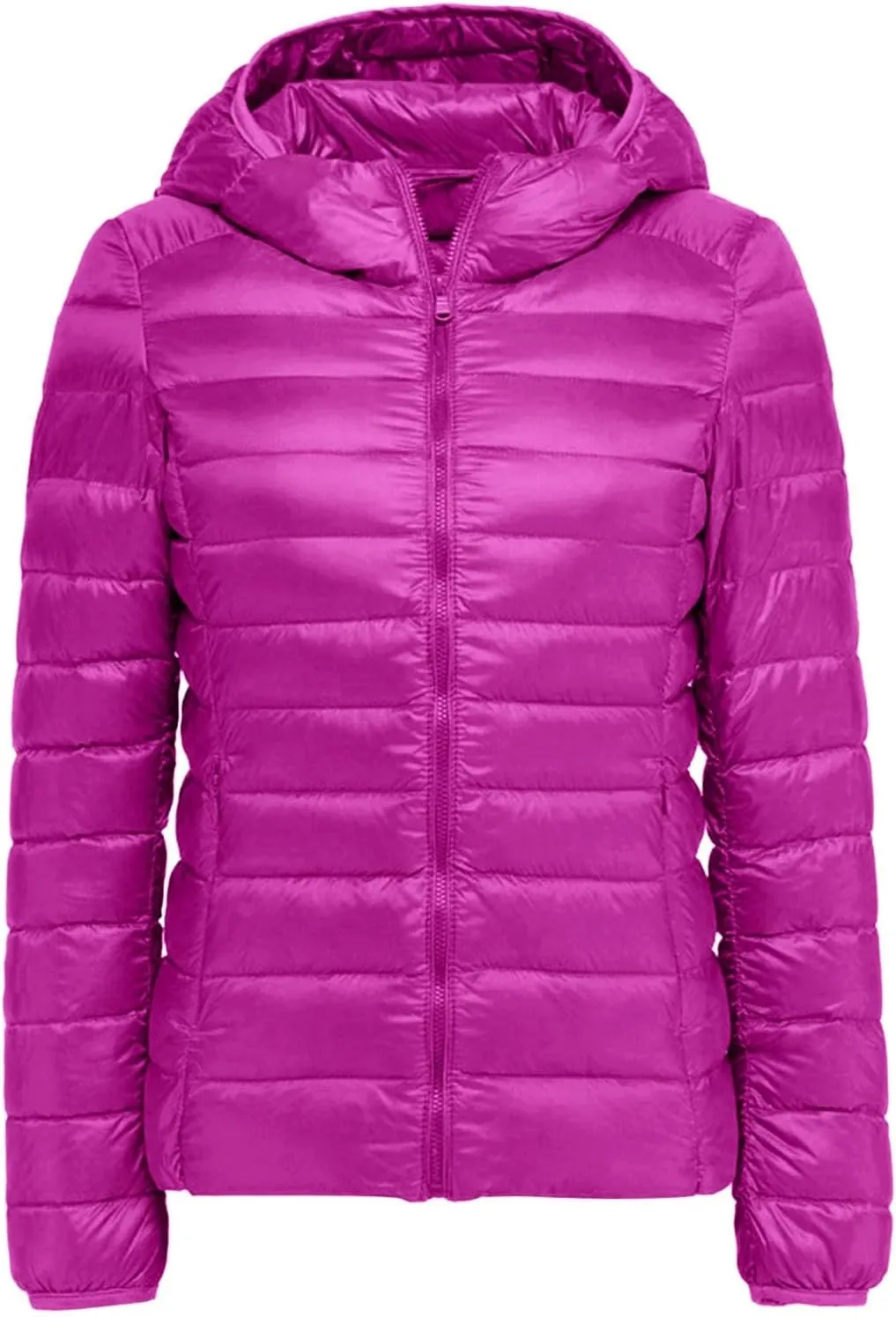 Winter Jacket Women Women Warm Lightweight Hooded Windproof Winter Coat With Recycled Insulation Blue Jacket