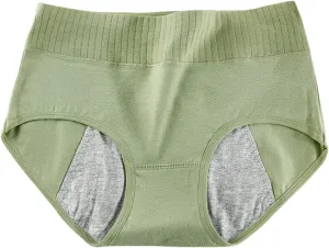 Women's Cotton Briefs Underwear Mid Waist Breathable Soft Stretch Cheeky G-String Tangas Panties