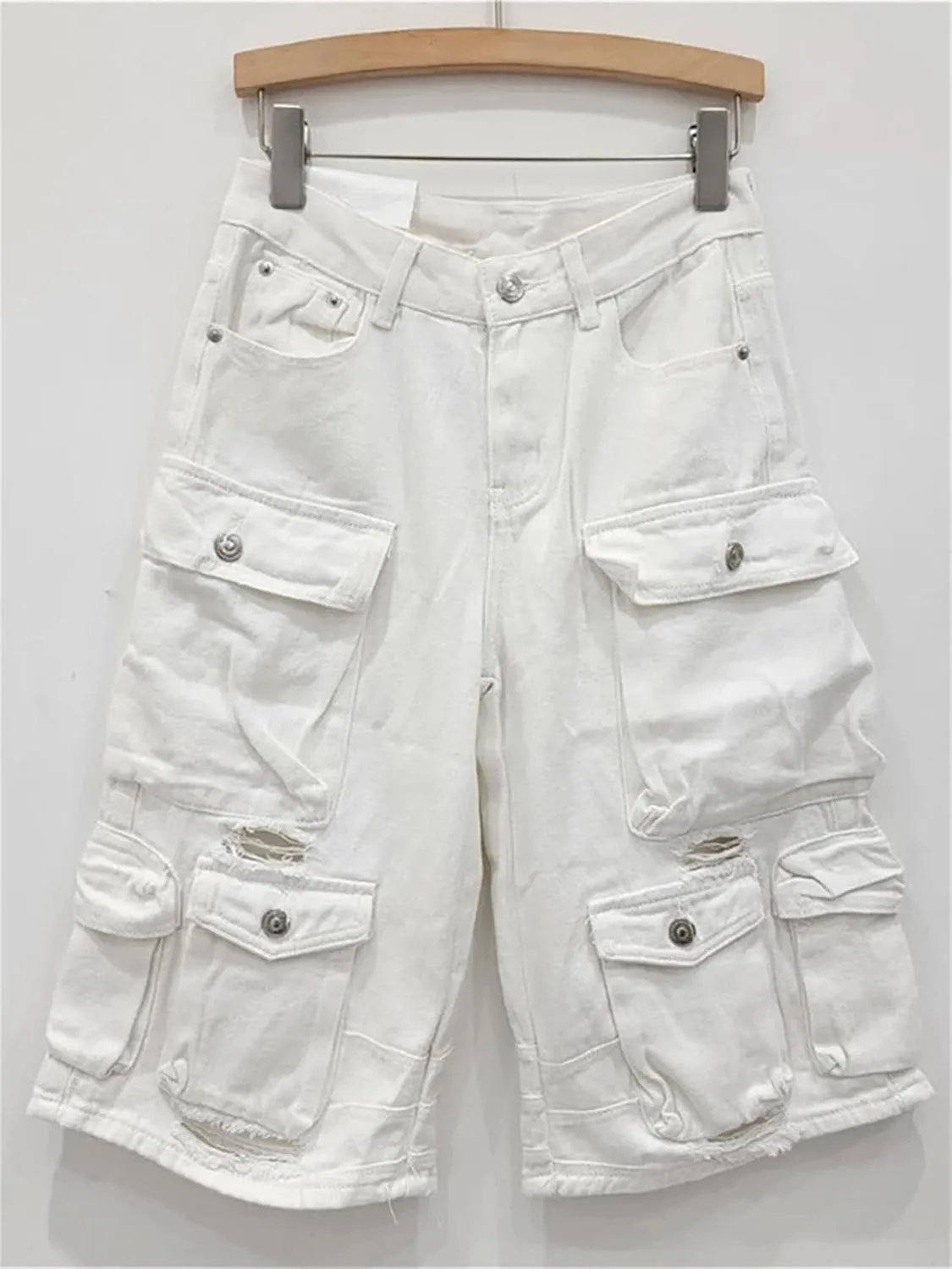 Womens Denim Mini Skirt Shorts Spring Summer High Waist Retro A-Line Office