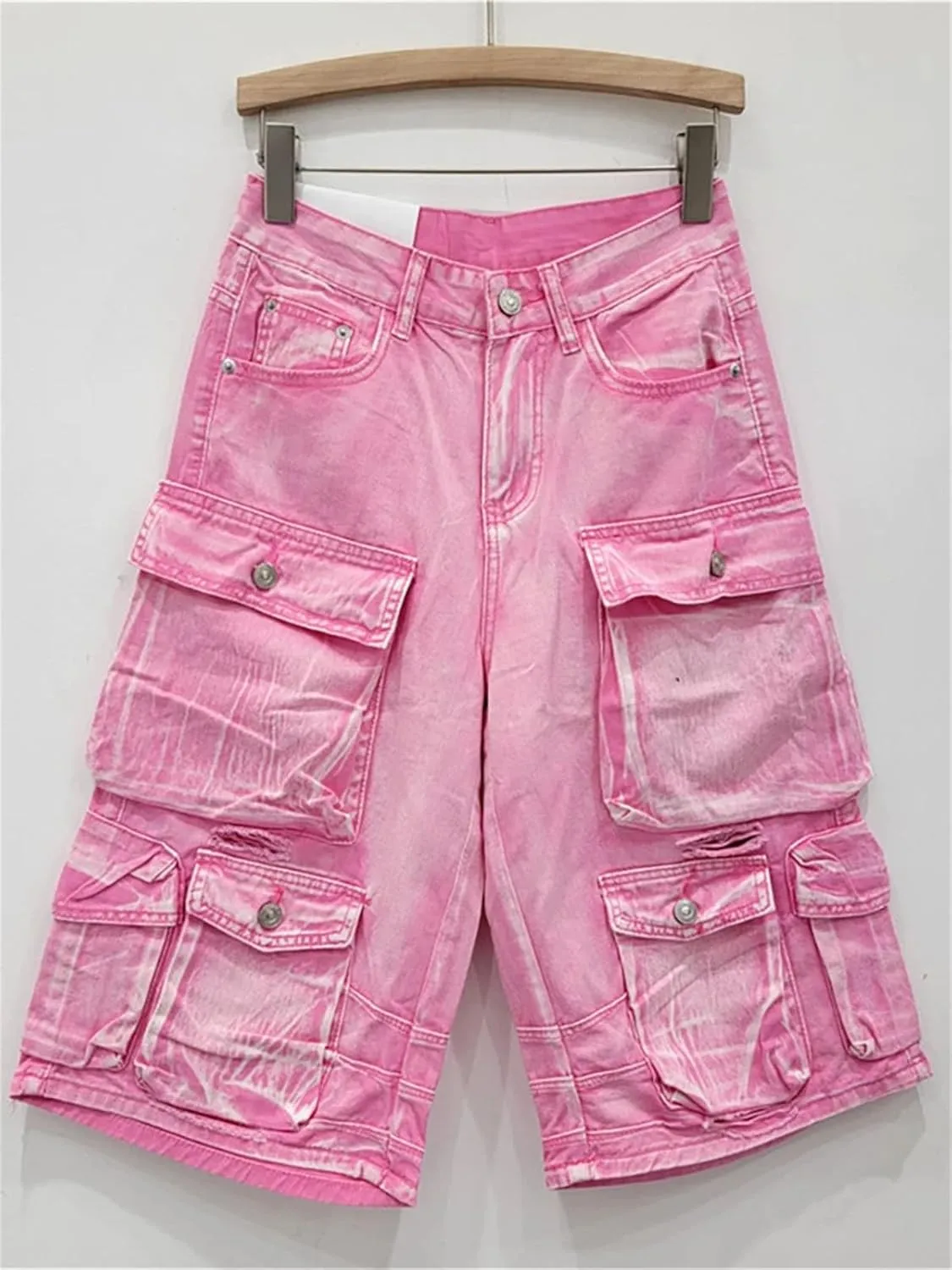 Womens Denim Mini Skirt Shorts Spring Summer High Waist Retro A-Line Office